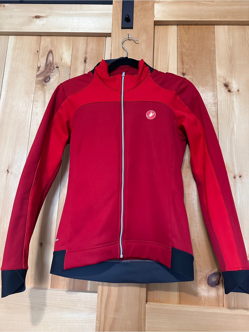 Castelli Women’s Red Gore Windstopper Cycling Jacket - Size Medium